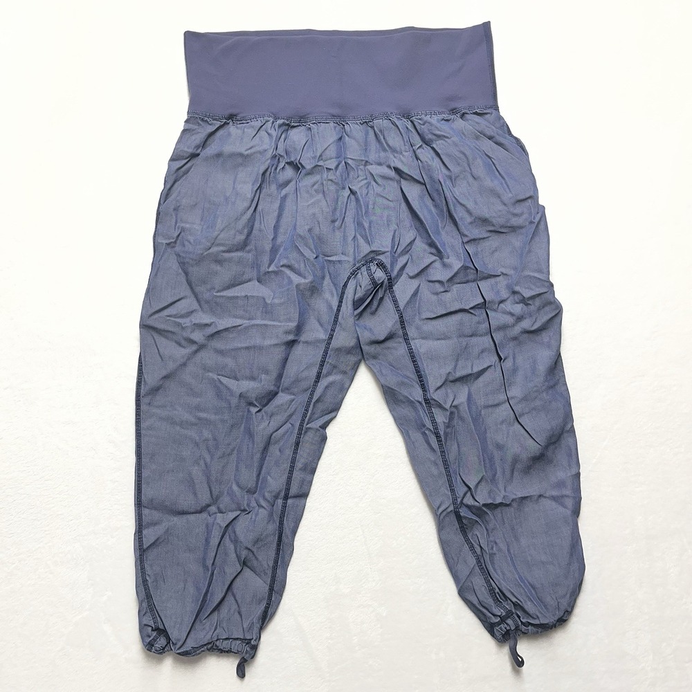 Lululemon Power Crop Pant Womens 8 Casual Tie Leg Comfort